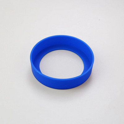 7,5 cm silikoninis neslystantis nuo nudegimo stiklinis puodelis Sspace 75 mm izoliacinis puodelis, apsaugantis nuo įbrėžimų, nusidėvėjimo puodelio dugno apsauginė rankovė