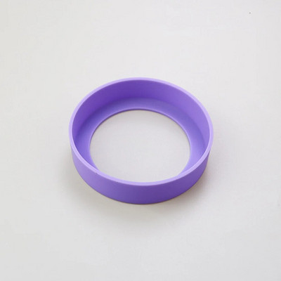 7,5 cm silikoninis neslystantis nuo nudegimo stiklinis puodelis Sspace 75 mm izoliacinis puodelis, apsaugantis nuo įbrėžimų, nusidėvėjimo puodelio dugno apsauginė rankovė