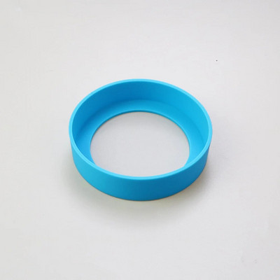 7,5 cm silikoninis neslystantis nuo nudegimo stiklinis puodelis Sspace 75 mm izoliacinis puodelis, apsaugantis nuo įbrėžimų, nusidėvėjimo puodelio dugno apsauginė rankovė