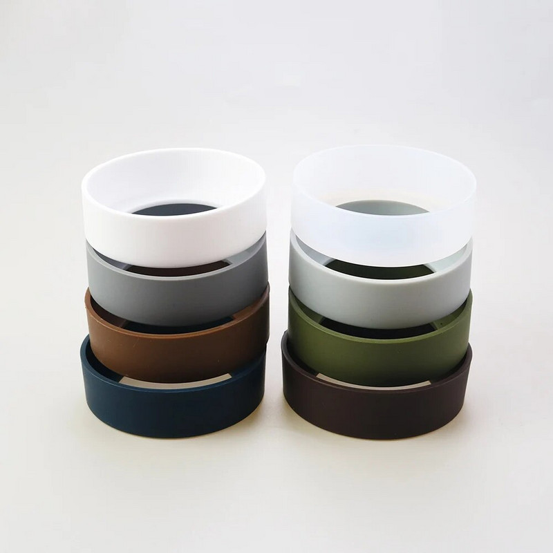 7,5 cm silikonska neklizajuća staklena čašica protiv opekotina Sspace 75 MM izolacijska čašica Zaštitna navlaka za dno čašice protiv ogrebotina