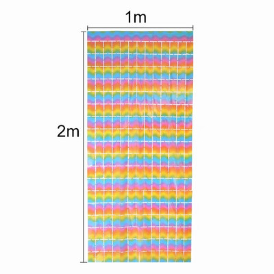 1*2M veidrodis Suare Fono folijos užuolaidos Vestuvių fonas Gimtadienio dekoracijos Sienų dekoras Gimtadienio nuotraukų zonos veidrodinė siena