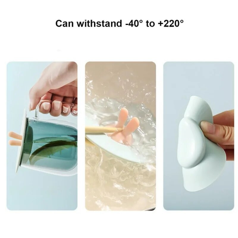 Poklopac šalice za uši sa slatkim crtanim zečićem Poklopac šalice za vodu Poklopac šalice za piće Silikonski poklopac za zdjelu otporan na prašinu Brtve za šalicu Staklene šalice Poklopac kapice