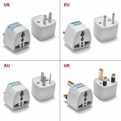 Adapter za utikač iz UK-a, SAD-a, Europe, AU-a, EU-a, Britanskog, putnog adaptera, adapter za električnu utičnicu, utičnica za pretvarač izmjenične struje, utičnica za punjač