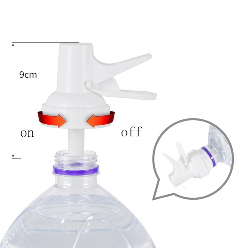 5L boca za vodu Ventil za vodu Dozator vode Bijela slavina za piće Ventil za piće Prijenosni zamjenski vrh boce za vanjsku slavinu