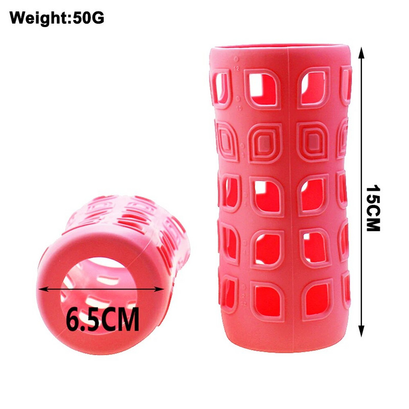 1 kom, 6,5 cm, 7 boja, šuplji mekani silikonski poklopac za šalicu protiv opekotina, sportska zaštita, boca za mlijeko, staklo za vodu koje pada