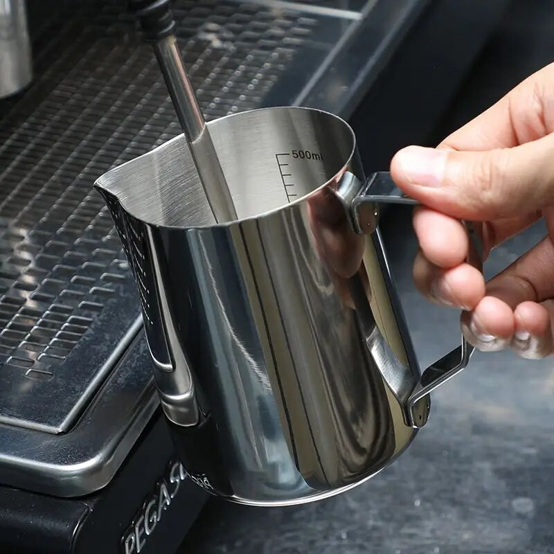 350 ML Vrč za pjenjenje kave od mlijeka Latte Coffee Art Mjerni vrč od nehrđajućeg čelika Espresso Craft Barista Alat Dodaci za kavu