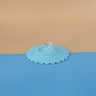 1 KOM Stakleni poklopac za piće Poklopac šalice protiv prašine Šalica za kavu Održava toplinu Silikonski poklopac za usisavanje otporan na prašinu Poklopac za čaj i kavu Kućne potrepštine