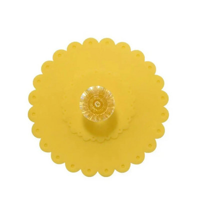 1 KOM Stakleni poklopac za piće Poklopac šalice protiv prašine Šalica za kavu Održava toplinu Silikonski poklopac za usisavanje otporan na prašinu Poklopac za čaj i kavu Kućne potrepštine