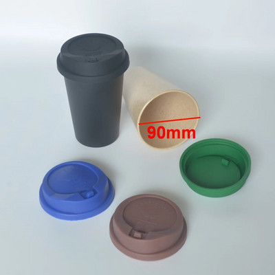 Izolație din silicon Capac pentru cană rezistent la căldură, anti-praf Capac pentru căni, ceai, cafea, capace de etanșare, accesorii pentru casă