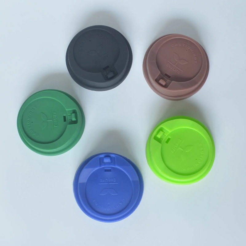 Szilikon szigetelés Szivárgásmentes csésze fedél hőálló porálló bögre fedél Konyhai tea kávé tömítő fedők sapkák Otthoni kellékek