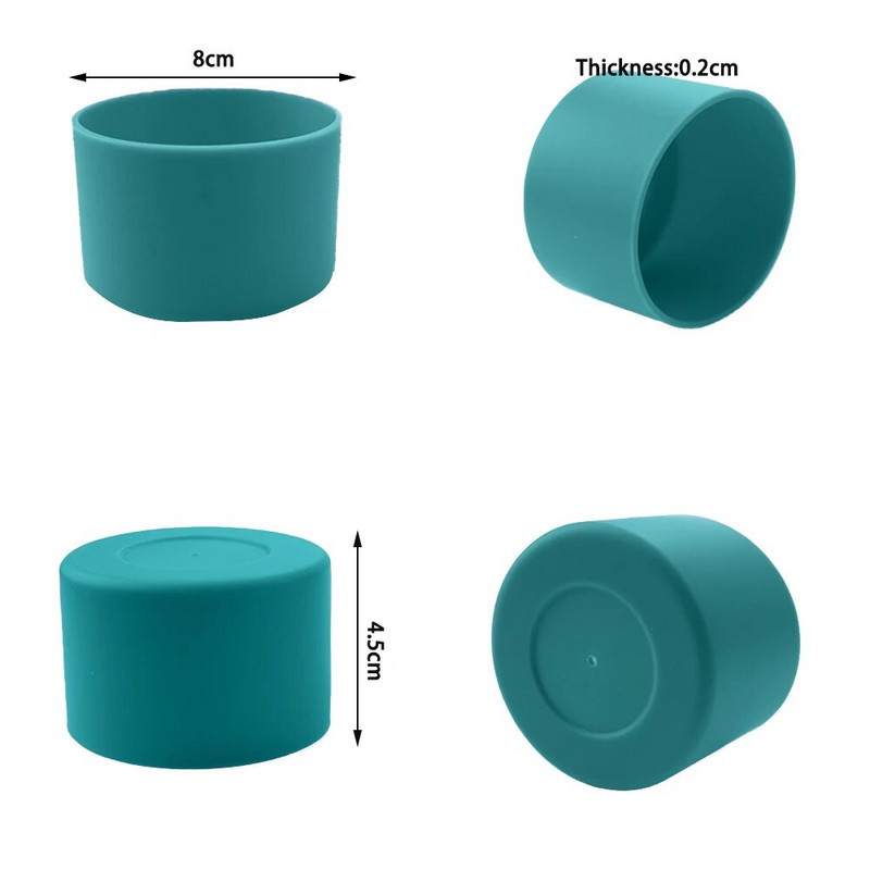 A jobb életért 1 db 8 cm-es puha szilikon csésze alsó hüvelyvédő hüvely üveg vízhez teásüveg Sérülésgátló tartozékok