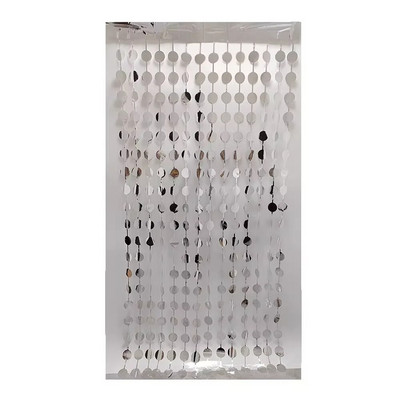 2/1 pakiranja zavjesa od folije u obliku srca Dekoracija pozadine za djevojačku večer Metalna folija Zavjesa s resama za vjenčanje Dekoracija za rođendansku zabavu