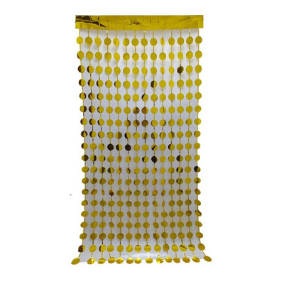 2/1 pakiranja zavjesa od folije u obliku srca Dekoracija pozadine za djevojačku večer Metalna folija Zavjesa s resama za vjenčanje Dekoracija za rođendansku zabavu