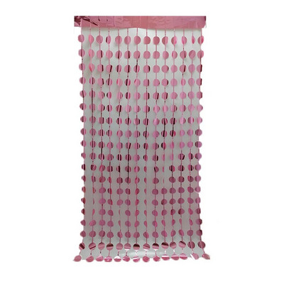 2/1 pakiranja zavjesa od folije u obliku srca Dekoracija pozadine za djevojačku večer Metalna folija Zavjesa s resama za vjenčanje Dekoracija za rođendansku zabavu