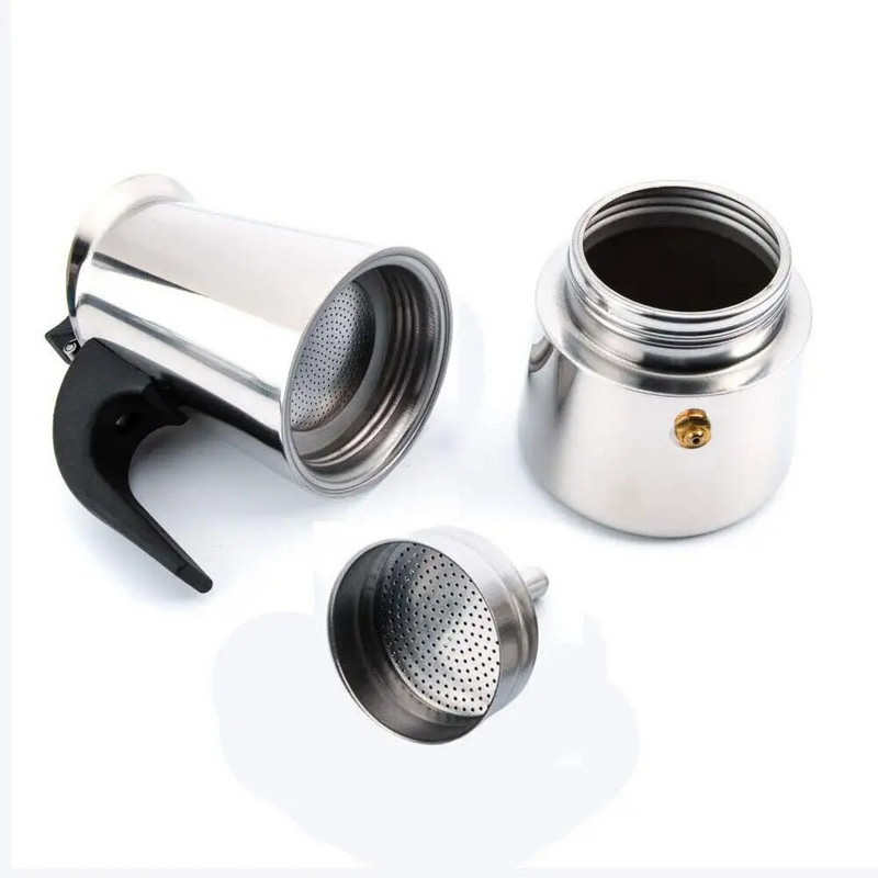 600 ml didelės talpos nerūdijančio plieno 304 Moka puodo kavos virimo aparatas kaitlentė espreso kavos virimo aparatas Mixpresso kavos 2-12 puodelių