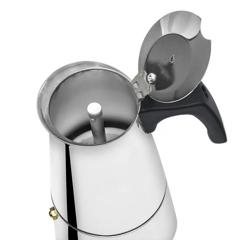 600 ml didelės talpos nerūdijančio plieno 304 Moka puodo kavos virimo aparatas kaitlentė espreso kavos virimo aparatas Mixpresso kavos 2-12 puodelių