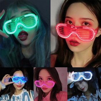 Γυαλιά Led Neon Party που αναβοσβήνουν Γυαλιά Φωτεινό φως Γυαλιά Bar Party Concert Props Φωτογραφικά στηρίγματα με λάμψη με φθορισμό