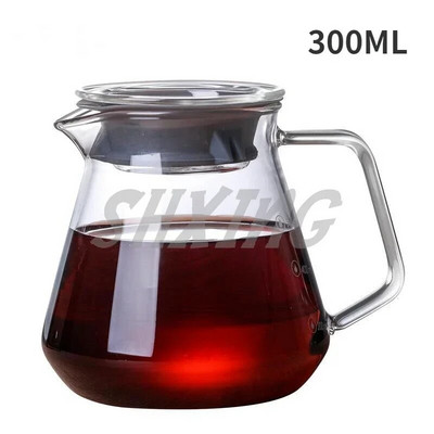 Smoke Grey 400ml 650ml Kavos puodo užpylimas virš stiklinės Kavos serveris Kavos virdulys Alaus aparatas Barista Perkoliatorius