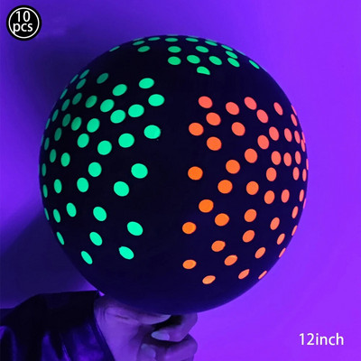 Неонова декорация, блясък в UV партито, блести, вечерни аксесоари, светещ банер за честит рожден ден, черна светлина, ярка висяща