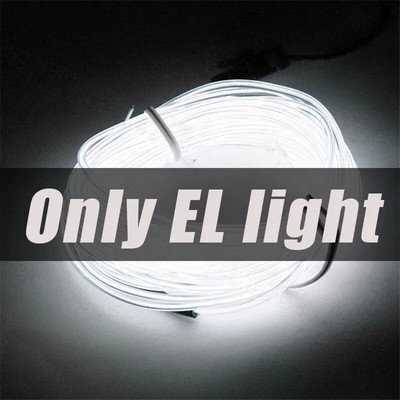 EL Wire 5/4/3/2/1 Color 1M šviečiantys žibintai su neoniniais žibintais „pasidaryk pats“ kombinuoti daugiaspalviai šviestuvai AA baterijos USB Prom LED juostelės