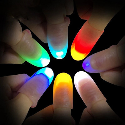 Magic Trick Fingers Thumbs с LED светлина Батерия Магически реквизит Хелоуин Magic Trick Fingers Thumbs Парти играчки за дете
