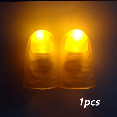 Magic Trick Fingers Thumbs with LED Light Battery Magic Props Halloween Magic Trick Fingers Thumbs Παιχνίδια για πάρτι για παιδιά
