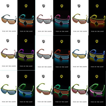 Λαμπερά γυαλιά LED Gafas Φωτεινά Bril Χριστουγεννιάτικα γυαλιά ηλίου Γυαλιά ηλίου που αναβοσβήνουν Φωτεινό γυαλί για προμήθειες πάρτι Στήριγμα κοστούμια Νέα