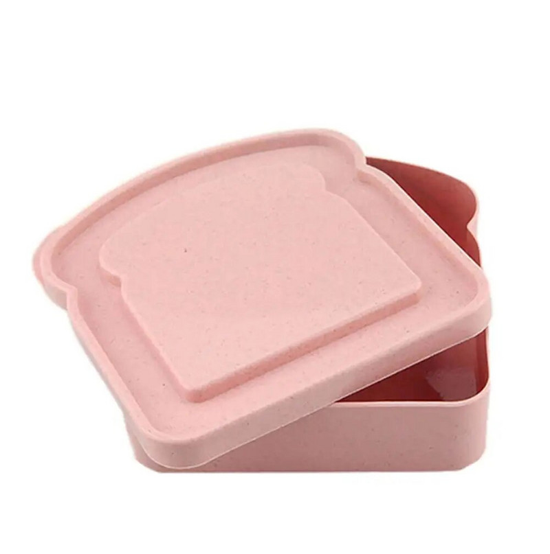 Kutija za kruh u obliku sendviča u obliku tosta Kutija za kruh u mikrovalnoj pećnici Kutija za sendvič u obliku tosta Kutija za doručak Bento za djecu radnika u školi