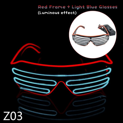 LED Neoon Rave Prillid Vilkuvad LED Päikeseprillid 16 Värvivalgustusega Prillid Karnevalipeo Pimeduses säravad Prillid Festivalitarbed