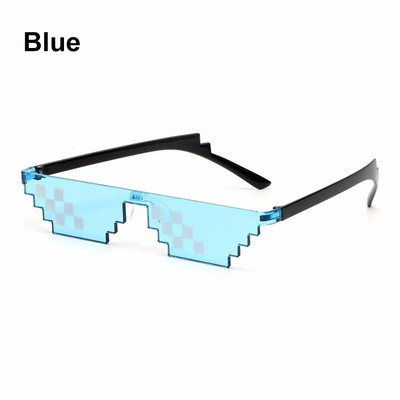 Divat Mozaik Szemüvegek Napszemüvegek Férfiak Női Coding Pixel Divatos Cool Super Party Vicces Vintage Shades Szemüvegek