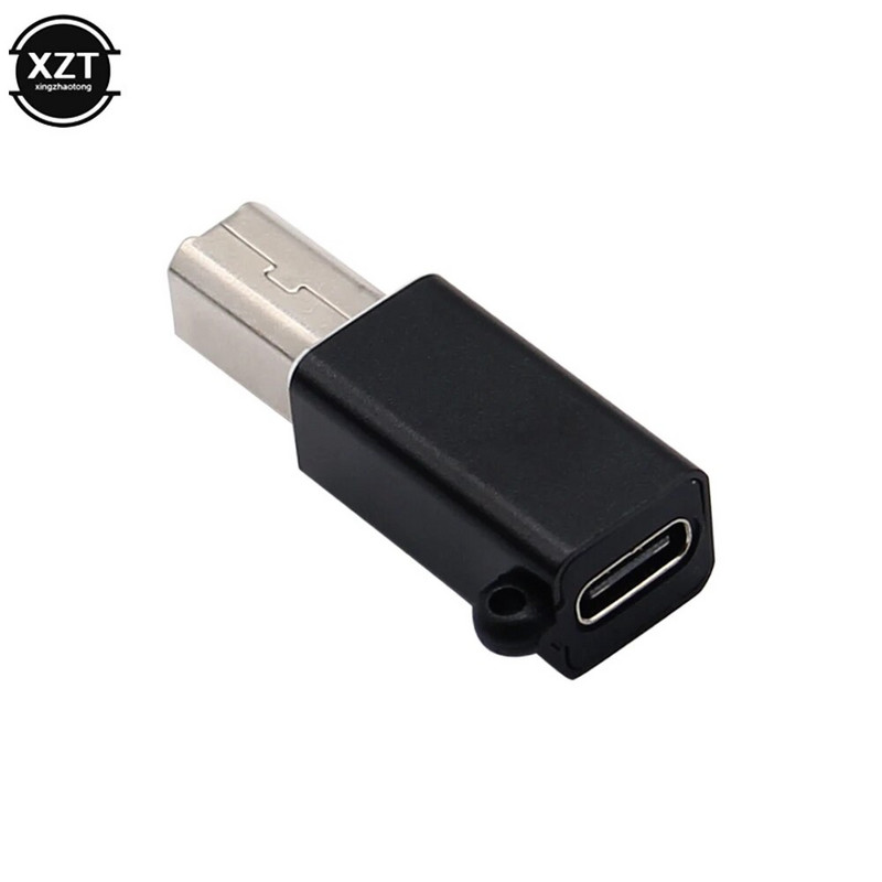 Novi tip C ženski na USB B muški skener konverter muški adapter konvertor konvertor za pisač MIDI kontroler klavirska tipkovnica