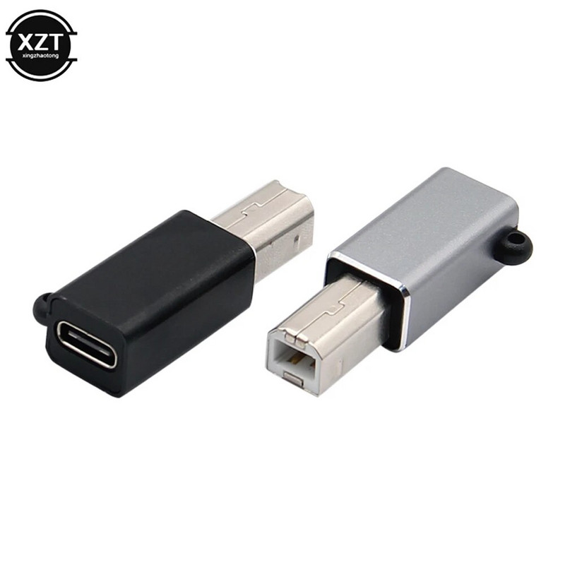 Novi tip C ženski na USB B muški skener konverter muški adapter konvertor konvertor za pisač MIDI kontroler klavirska tipkovnica