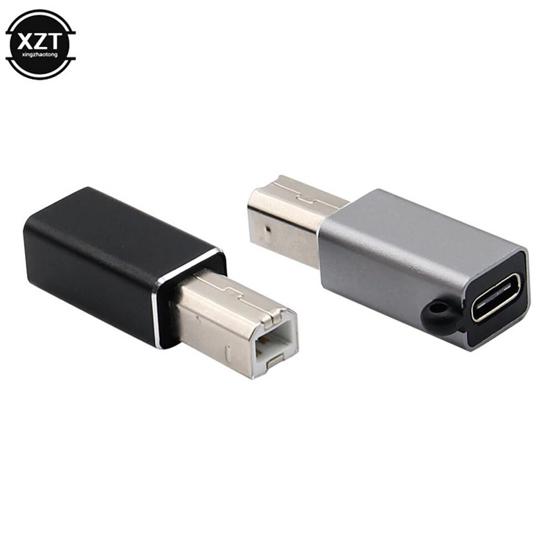 Novi tip C ženski na USB B muški skener konverter muški adapter konvertor konvertor za pisač MIDI kontroler klavirska tipkovnica