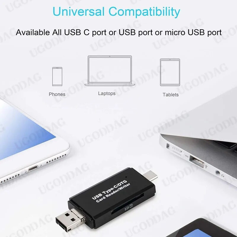 OTG Micro SD čitač kartica USB 3.0 čitač kartica 2.0 za USB mikro SD adapter Flash Drive Čitač pametnih memorijskih kartica Tip C čitač kartica