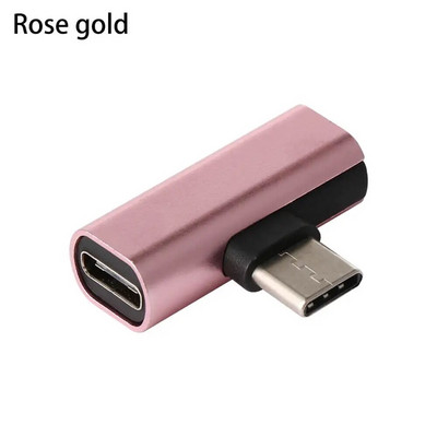 Type-C двоен женски щепсел конвертор за Samsung S10 S9 Huawei Mate20 2 в 1 сплитер аудио адаптер за зареждане аксесоари за мобилен телефон