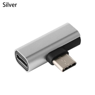 Type-C двоен женски щепсел конвертор за Samsung S10 S9 Huawei Mate20 2 в 1 сплитер аудио адаптер за зареждане аксесоари за мобилен телефон