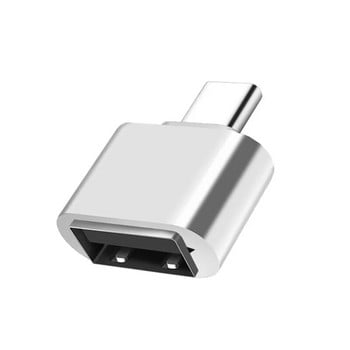 100 τμχ/παρτίδα OTG Τύπος C σε Προσαρμογέας USB 2.0 Προσαρμογέας τηλεφώνου Usb Usb c Φορητοί υπολογιστές smartphone σε ποντίκι USB Flash Disk Otg βύσμα