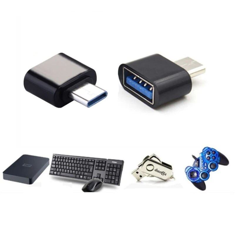 OTG Type C - USB adapter 2.0 USB telefon adapter USB c okostelefon Laptop USB egér Flash lemez Otg csatlakozó