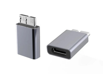USB C į Micro B USB3.0 Adapteris Type C Moteris Į Micro B Vyriškas Greitas įkrovimas USB Micro 3.0 To Type C Super Speed HDD