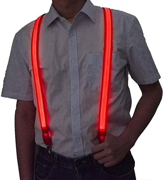 Šviesūs vyriški LED kelnaičiai Peteliškės Naujas kostiumo aksesuaras Mirksinčios kelnaitės puikiai tinka muzikos festivalio vestuvių vakarėliui