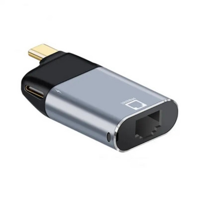 Nku USB C keitiklis su PD įkrovimu Thunderbolt 3 Type-C į DP / Mini DP / HDMI suderinamas / VGA / RJ45 vyriškas ir moteriškas adapteris, skirtas Macbook