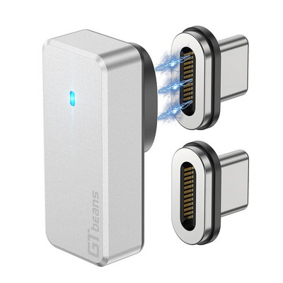 USB 3.1 PD 100W магнитен адаптер тип C за Macbook Notebook Redmi Huawei сплитер конвертор бързо зареждане зарядно устройство за данни 4K HD хъб
