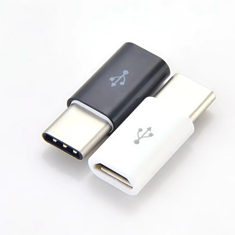 10 бр. Смартфон Тип-c към Micro USB адаптер за Android Mobile Mini Type-C V8 жак USB C конектори OTG конвертор