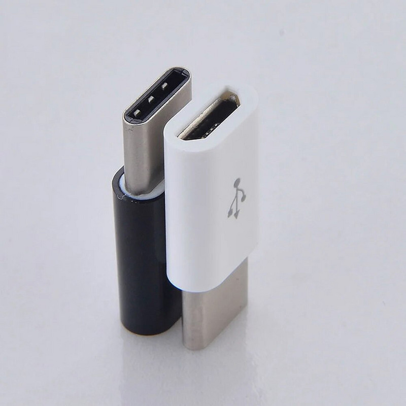 10 бр. Смартфон Тип-c към Micro USB адаптер за Android Mobile Mini Type-C V8 жак USB C конектори OTG конвертор