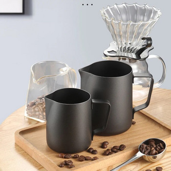 Αντικολλητική επίστρωση από ανοξείδωτο χάλυβα Milk Frothing Pitcher Espresso Coffee Barista Craft Latte Cappuccino Cream Foth Cang Maker
