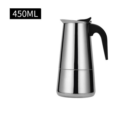 Kohvikann roostevabast terasest filter Itaalia espresso kohvimasina perkolaatori tööriist 200/300/450/600Ml Moka kohvimasina kohvikann