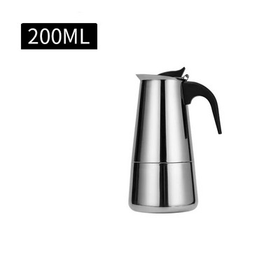 Kohvikann roostevabast terasest filter Itaalia espresso kohvimasina perkolaatori tööriist 200/300/450/600Ml Moka kohvimasina kohvikann