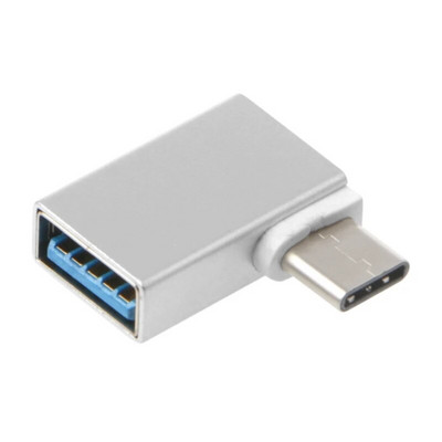 90 fokos C típusú USB 3.0 női adat OTG konverter Macbook Android telefonhoz