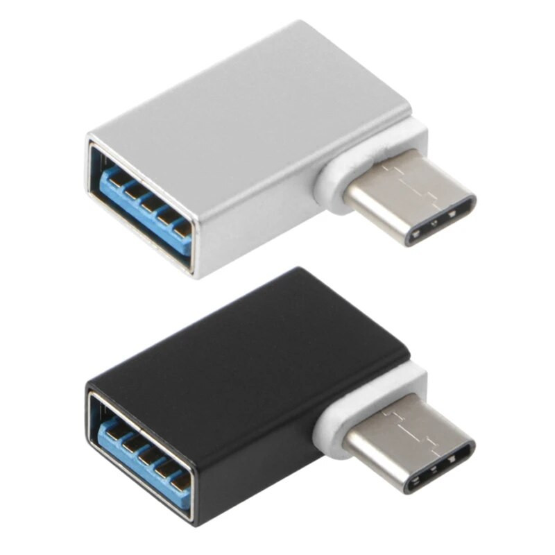 90 fokos C típusú USB 3.0 női adat OTG konverter Macbook Android telefonhoz