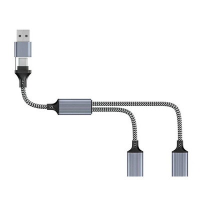 USB uz C tipa adapteri un no C tipa uz C*2 Y tipa sadalītāja kabeļi tālruņiem klēpjdatoriem planšetdatoriem pārveidotājiem 480 Mb/s datu pārsūtīšana